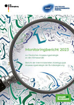Cover DAS Monitoringbericht 2023 zur Deutschen Anpassungsstrategie an den Klimawandel