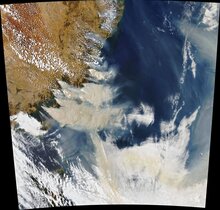 Satellitenbild des Südosten Australiens vom 4. Januar 2020