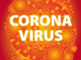 grafische Illustration Corona Virus