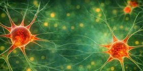 Nervenzellen Symbolbild. Quelle: DZNE - KI generiert 