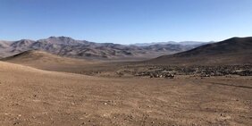 Das Yungay-Tal in der extrem trockenen Atacama-Wüste in Chile