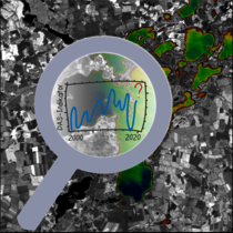 Das Forschungsteam nutzt Fernerkundungsdaten, um konsistente Zeitreihen zu schaffen, aus denen deutschlandweit vier Impact-Indikatoren berechnet werden können. 