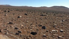 Felsen in der Atacama-Wüste