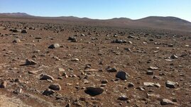 Felsen in der Atacama-Wüste