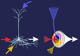 Grafik künstliches Neuronenmodell