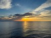 Meer mit Sonnenuntergang