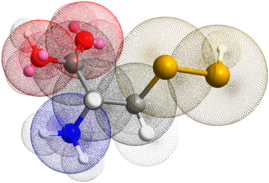 Molekülmodell des Cystein-Persulfid