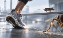 Unterschiedliche Arten - gemeinsame Bewegungsmuster: Die Open-Source-Software AutoGaitA analysiert Bewegungsdaten verschiedener Arten nach denselben Kriterien und zeigt gemeinsame Muster. Ein Bein, eine Maus und ein Insekt