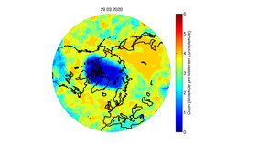Ozongehalt Arktis