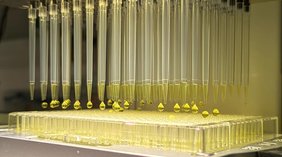 Multipipetten im Hochdurchsatz-Roboter Multipipetten im Hochdurchsatz-Roboter