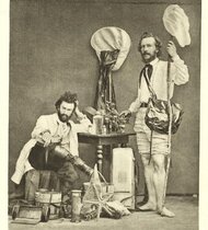 Ernst Haeckel (r.) und Nikolai Miklucho-Maclay in den 1860ern.  
