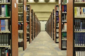 Bücher in Regalen