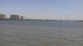 Der Nil bei Mogran (Khartum) Der Nil bei Mogran (Khartum)