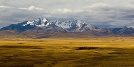 Gletscher am Caullaraju in Peru. 
