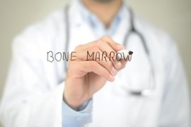 Hand die Bone Marrow schreibt