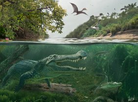 illustration Deinosuchus riograndensis