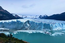 Frontseite des Perito Moreno-Gletschers