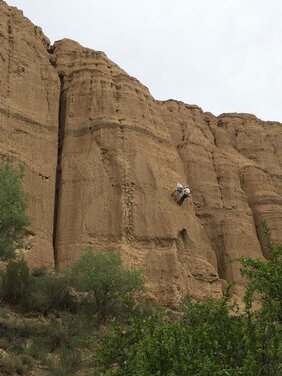 Sedimentabfolge im Charyn-Canyon, Kasachstan