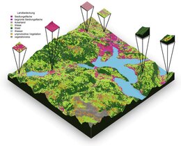 Studiendesign: Landschaften mit unterschiedlicher Landbedeckung 