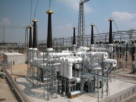 Die Hochspannungsindustrie - im Bild eine elektrische Schaltanlage - ist ein Haupteinsatzgebiet von SF6.