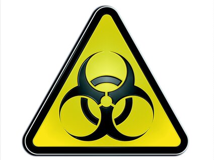 Biohazard, Biosicherheit; Warnschild