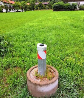 Grundwassermessstelle in Bayern 