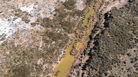 Luftaufnahme eines Flusses