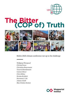 Cover Analysebericht: The Bitter (COP of) Truth – Belém 2025 climate conference not up to the challenge