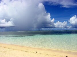 Gewitterwolken in Palau 
