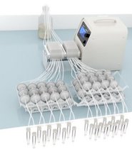 Darstellung eines MetaFlowTrain-Systems mit 24 Stoffwechsellinien