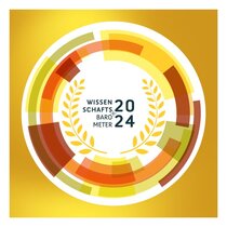 Titelbild Broschüre Wissenschaftsbarometer 2024