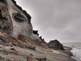 Erosion von Permafrost